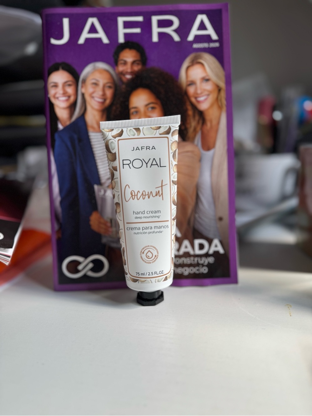 JAFRA Royal Coconut Hand Cream — Nourishing White Hand Cream